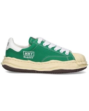 Maison Mihara Yasuhiro "Blakey Vl Og Sole" Trainers - Green