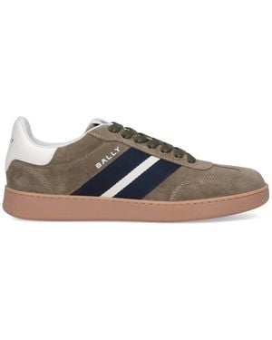 スニーカー BALLY SNEAKER (MSK08YVT179 I0I0) Bally Rebby Leather Low-Top Sneakers, Brand Size 40 ( US