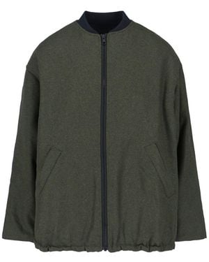 Cape 'Middle Corto' Coat - Green
