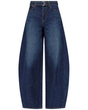 Sacai Jeans Cotton - Blue