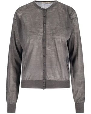 Paloma Wool Merino Wool Cardigan - Grey