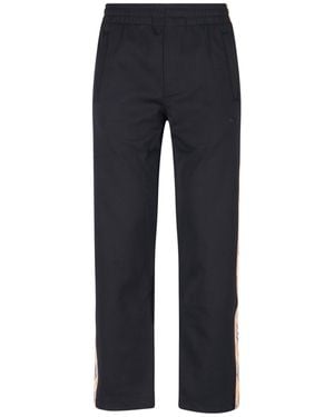 Burberry Tailored Cotton-Poly Pants For - Blue