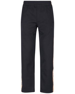 Burberry Logo Track Trousers - Blue