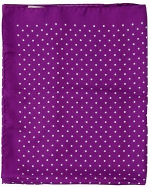 Destin Polka Dot Scarf - Purple
