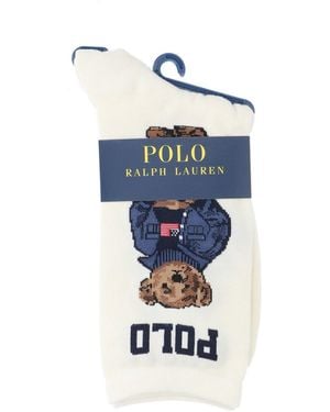 Polo Ralph Lauren Logo Socks - Blue