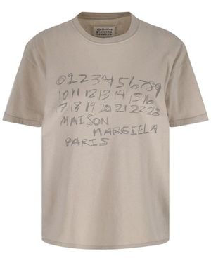 Maison Margiela Numeric T-Shirt - Grey