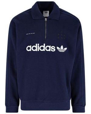 adidas X Song For The Mute Polo Logo - Blue