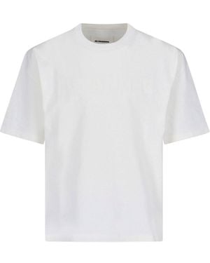 Jil Sander Oversized Logo T-Shirt - White