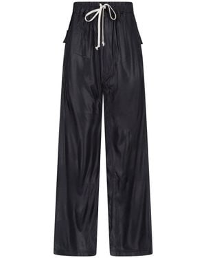 Rick Owens Wide Pants “Pusher” - Blue