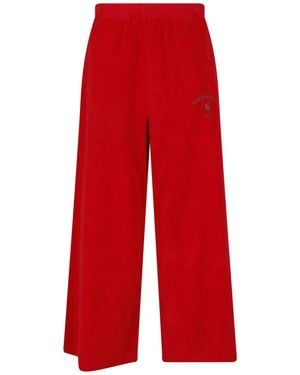 MM6 by Maison Margiela Joggers Logo - Red