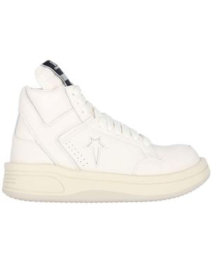 Rick Owens X Converse High-top Trainers "turbowpn" - White