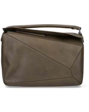 Loewe "Puzzle Edge" Large Bag - Green