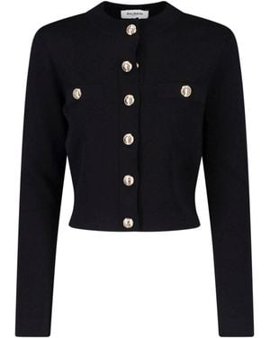 Balmain Button Jacket - Blue