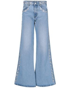 Coperni Wide-Leg Jeans - Blue