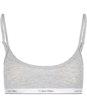 Calvin Klein Cotton-Viscose-Silk Underwear - White