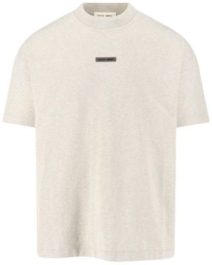 Fear Of God T-Shirt Logo - Bianco