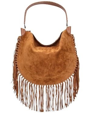 Isabel Marant Shoulder Bag "Oskan Soft" - White