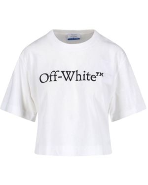 Off-White c/o Virgil Abloh T-Shirts And Polos Cotton - White