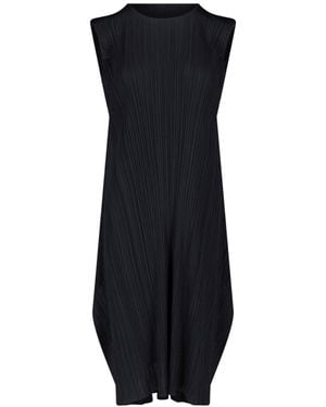 Pleats Please Issey Miyake Abito Midi Plissettato - Blu