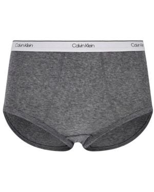 Calvin Klein Slip In Cotone - Grigio