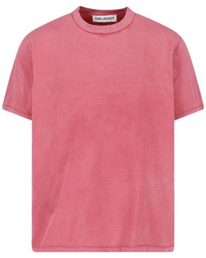 Our Legacy T-Shirt "Box" - Rosa
