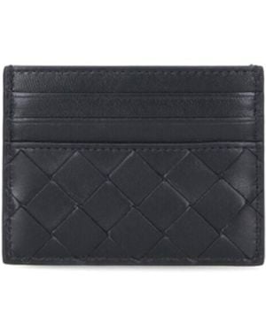 Bottega Veneta 'Intrecciato' Card Holder - Black