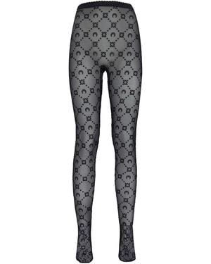 Marine Serre Collant Logo "Moonogram" - Grigio