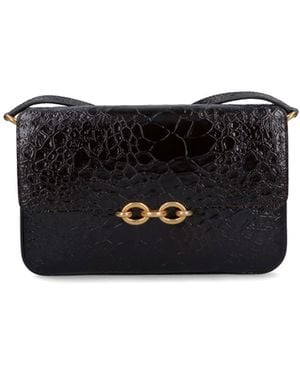 Saint Laurent 'Le Maillon Satchel' Bag - Black