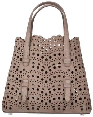 Alaïa Borsa A Mano "Mina 20" - Grigio