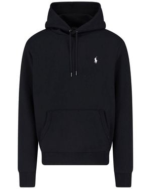 Polo Ralph Lauren Hooded Sweatshirt Logo - Blue