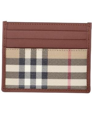 Burberry Cardholder "Check" - White