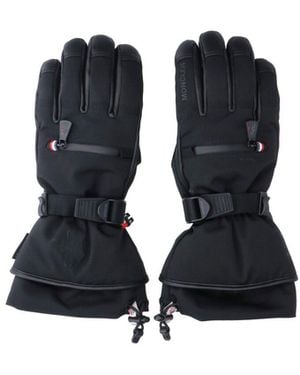 Moncler Guanti Imbottiti Logo - Nero