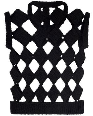 Rick Owens Knit Tank Top - Black