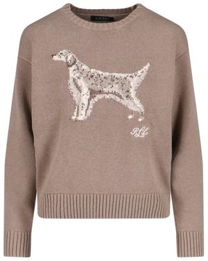 Ralph Lauren English Setter Intarised Jumper - Natural