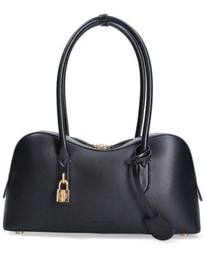 Stella McCartney True Hemp & Lyocell Crossbody Bag With Polyamide Details - Black