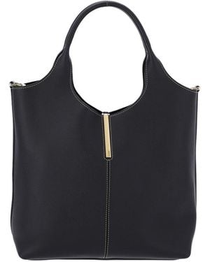 Tod's Borsa Tote Piccola In Pelle - Blu