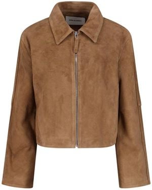 Low Classic Suede Jacket - Brown