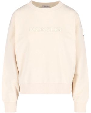 Moncler Logo Sweatshirt - White