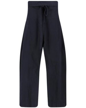 Matteau Wide Trousers "Fisherman" - Blue