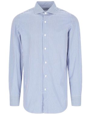 Finamore 1925 Shirt "Milano-Zante" - Blue