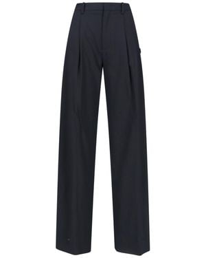 Moncler Genius X Ee72 By Edward Enninful Wool Pants - Blue