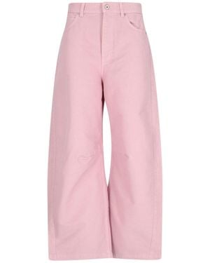Loewe Pantaloni Ampi "Barrel" - Rosa