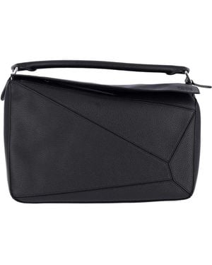 Loewe Borsa A Spalla Grande "Puzzle" - Nero