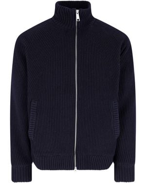 Carhartt Zip-Front Knit Jacket - Blue