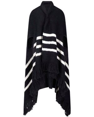 Pampa The Brand Alpaca Wool Cape - Blue