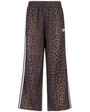 adidas 'Firebird Loose' Track Pants - Brown