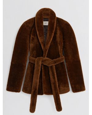 Phoebe Philo Shearling Jacket - Brown