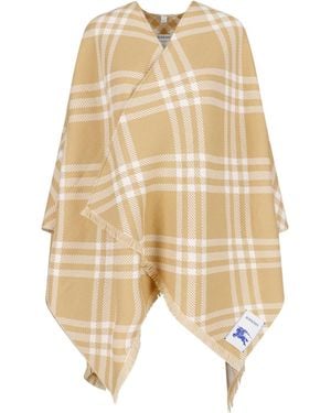 Burberry Reversible Cape "Check" - Natural