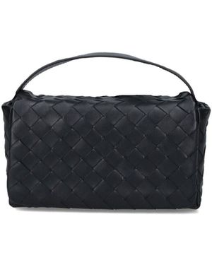 Bottega Veneta Borsa A Spalla "Intrecciato" - Blu