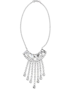 Dries Van Noten Necklace With Crystals - White